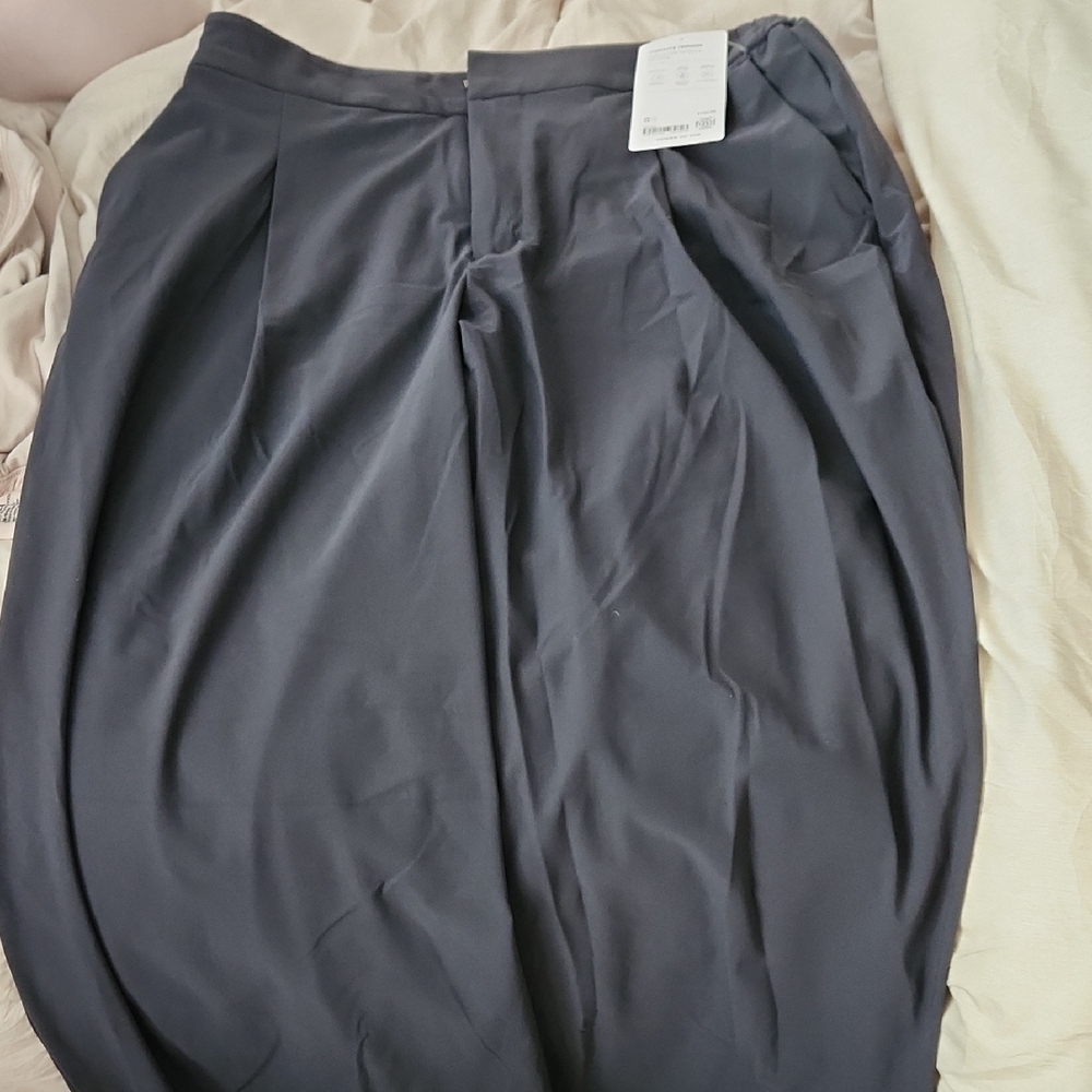 Athleta NWT Pinnacle Gray Trouser - Picture 2 of 3